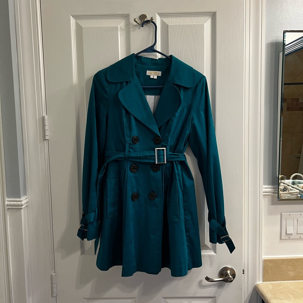 Small XOXO Teal coat